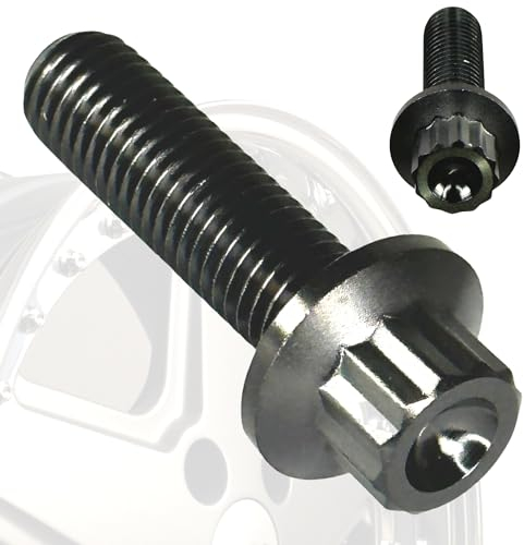 1x Titan M7x25 Schraube für 3/2 Teilige Felgen Tuning Bett Schwarz
