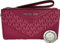 Michael Kors Damen Double Zip M, Electric Pink Multi