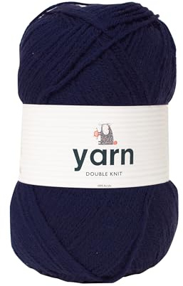 Korbond DK Acrylic Yarn 100g 290m, Knitting & Crochet, Navy | Navy | 1 x 100g | Approx. 290m | 4mm