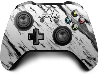 Head Case Designs Licenza Ufficiale NHL Marmoreo Washington Capitals Vinile Sticker Gaming Pelle Adesivo Compatibile con Xbox One S/X Controller