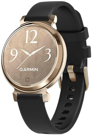 GIOPUEY Armband Kompatibel mit Garmin Lily 2, Weiches Silikon Armband [Verschleißfest] [Atmungsaktiv] Ersatzarmband - Black