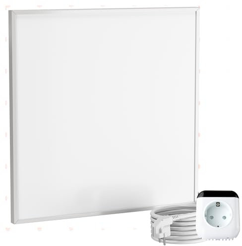 UMBRELLA Riscaldamento da parete a infrarossi con termostato [telecomando + controllo WiFi] – Riscaldamento a infrarossi – Pannello a infrarossi – Pannello a infrarossi in cristallo di carbonio con