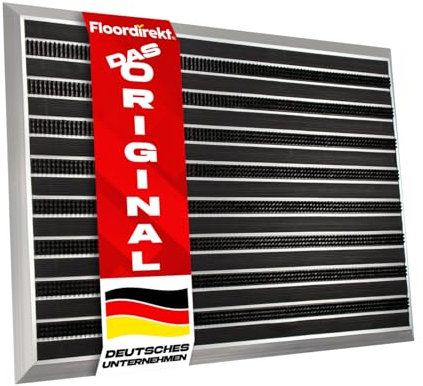 Floordirekt Fussabtreter Aussenbereich„Spectral“ für innen & außen - rostfrei & wetterfest - Haustür Fußabtreter - Türmatte Eingangsmatte (PVC/Bürste. 54 x 83 cm)