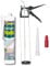 No More Nails Grab Adhesive Bundle: Instant Nails High Strength Quick Grab Panel Adhesive 290ml, Skeleton Caulking Gun and Spare nozzles.