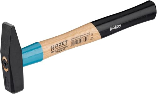 HAZET Schlosserhammer BluGuard 2140N-40, 310mm Länge, 400g Hammerkopf,mit Keilschraube für höchste Sicherheit, Qualitätsstahl und ergonomischem Stiel