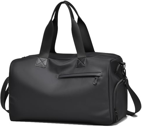 Outplea 18L Reisetasche Damen Herren, Ryanair Handgepäck 40x20x25 für Business,Carry On Luggage Sporttasche für Fitness Arbeit, Schwarz