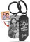Meinearmbänder Personalierter Comic-Schlüsselanhänger mit individuellem Bild und Namensgravur – Einzigartiges Geschenk für Männer und Frauen – Ideal für Geburtstage, Jubiläen und besondere Anlässe