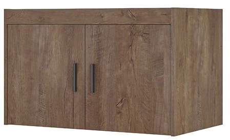 AXLIVING Schrankaufsatz Storicos 2D Eiche Lefkas 89,7x55x53 cm Modern