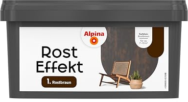 Alpina Effektfarbe Rost Effekt Rostbraun 0,8 Liter