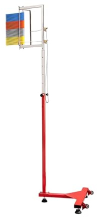 KAIKAFEI Sprunghöhe Messgerät Und Vertikalsprung Höhensmesser, Freistehender Sprungtester, Langlebige Metallkonstruktion, Geeignet Für Indoor Outdoor Training(170-320cm)