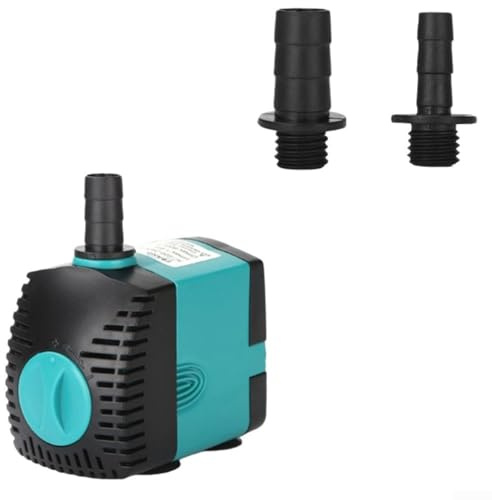 Pompe submersible pour fontaine - 1 pièce - Pompe de circulation d'eau en plastique pour fontaine de jardin et aquarium, ultra silencieuse avec noyau d'arbre de lévitation, fonctionnement silencieux