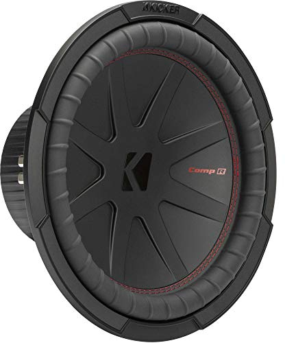 KICKER Subwoofer CompR de 30 cm, DVC, 2 ohmios, Cumple con RoHS