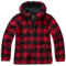 Brandit Women Teddyfleece Jacket Hooded, Farbe: red/black, Größe: L