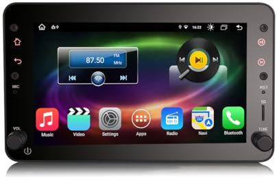 Erisin 8-Core Android 14 4GB+64GB Autoradio Navigatore GPS per Alfa Romeo Brera Spider 159 Sportwagon 7 Pollici IPS Touch Screen Integrato Wireless CarPlay Android Auto Bluetooth A2DP DSP DAB+ WiFi