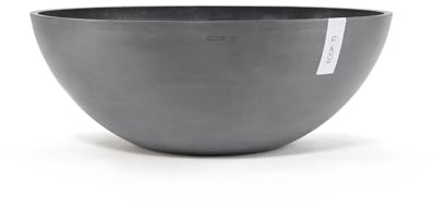 ECOPOTS Vienna 70 Übertopf rund grau Ø 70 x H 25.2 cm 61,7 L