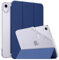 MoKo Coque Compatible New iPad Mini 7(A17 Pro) 2024, Etui pour iPad Mini 6ème Gén 2021 (8,3 Pouces), Étui pour iPad Mini 6, Housse Arrière Translucide en TPU Souple pour iPad Mini 7, Marine Bleu