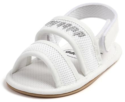 Été bébé sandales filles garçons premières chaussures de marche semelle souple Prewalkers tout-petits sandales casual chaussures de plage pour 12-18M