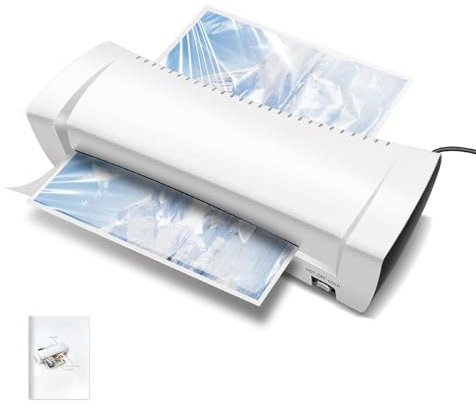 Laminiergerät, Laminiergerät A4, Profi Laminiermaschine Backloader, 2 in 1 Laminiergerät A4 A5 A6, Heiß- & Kaltlaminator, 2-3 Minuten Aufwärmzeit für Heimgebrauch Büro Schule