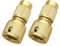 ZBIianxer 2Pcs Giardino Estensibile Tubo di Riparazione Acqua Tubo di Riparazione Per Giardino Tubo di Ricambio Alluminio Tubo Connettore