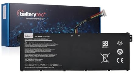 Batterytec Batterie Ordinateur Portable pour Acer AP19B8M Swift 3 SF314-59 SF314-511 TraveIMate P4 TMP414-51 TMP416-51 TMP614-52 Porsche Design Book RS AP714-51GT Aspire Vero AV15-52.