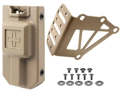 YChoolco Taktischer Holster Montage Tourniquet Halter mit Tourniquet Halter Adapter QLS Erweiterungs zubehör für 3-Loch-Holster rechts(T)