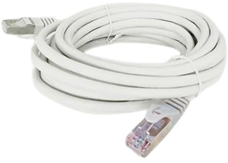 A2ZWORLD 1 Pezzo Cavo Ethernet Cat 6 10 Metri, FTP RJ45 Patch Cord Schermato LAN, Cavo Rete per Modem Router PC Switch Smart TV Console