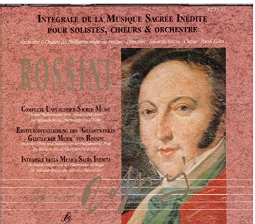 Erstveröffentlichung des Gesamtwerkes Geistlicher Musik von Rossini