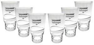 Vaihinger Niehoffs Glas Gläser-Set - 6x Gläser 0,4l geeicht