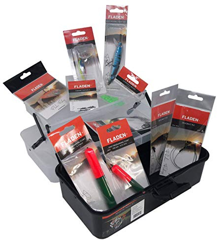 FLADEN Fishing - Loaded Rig and Terminal Tackle Accessory Cantilever Box - For Catching Predator Fish with Teeth [19-105UK]