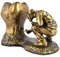 Huili Geschenk für Dentalhygienikerin - handbemalte Zahnarzt Skulptur Figur - personalisierte Zahnarzt Figur Dentalhygienikerin Ornament Kupfer Harz Handwerk,B