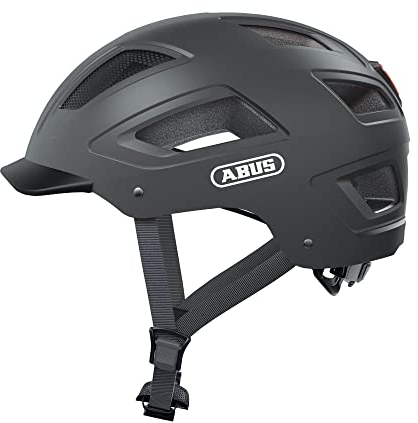 ABUS HYBAN 2.0 Fahrradhelm, Schwarz (Titan), L