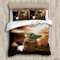 XWXBB Bettbezug-Set, Bettwäsche-Set, 3D-Cartoon-Digital-Muster, weiche Mikrofaser, 3-teiliges Set, Bettbezug und Kissenbezug