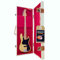 Mini Guitar Marcus Miller Jazz Bass Replik Model + Hardcase Box Miniaturgitarre im Maßstab 1:4 mit Sammeletui Gadget Rock