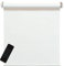Elektrisches Rollo, weiß, 100% Blickdicht, inkl. Akku-Motor & Sender, 120x160 cm (1 ST)
