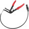 Flexible Wire Hose Clamp,Flexible Wire Long Reach Hose Clamp Plier Car Fuel Oil Water Hose Pipe Repairing Tool