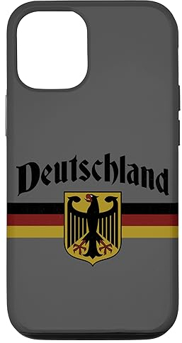 Germany Heritage Gifts Men Women Hülle für iPhone 13 Deutschland Deutschland Fahne Banner Adler Wappen Oktoberfest Vintage-Design mit deutscher Flagge und Bundesadler