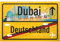 DankeDir! Dubai Deutschland Ortsschild - Kunststoff Schild 30 x 20 cm - Geschenk Idee Gutschein Reise Urlaub Reisegutschein Männer & Frauen Geldgeschenk Abschiedskarte Geschenkidee Deko Karte