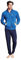 Moda Egidio Navigare Tuta-Pigiama in Pile Polar Fleece con Zip per Uomo (IT, Numero, 50, Regular, Regular, 732 Bluette)