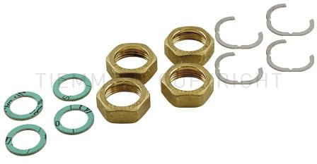 4 RACCORDS SOLAIRES 20/27 POUR TUBE ANNELÉ DN16, laiton, pour une connexion fiable et sécurisée dans les systèmes solaires thermiques