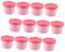 KAILIKETIY Lot de 12 Pots de Crème en Plastique Vides Récipients Anti-Fuite pour Visage pour Voyage Crèmes et Cosmétiques 100G Transparent