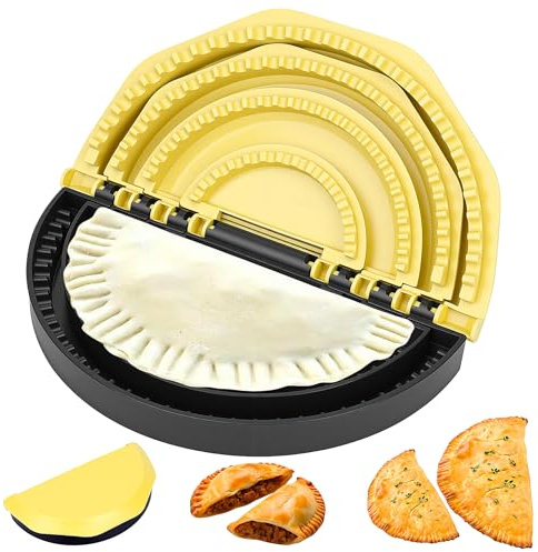 Hysagtek Tortilla Press Maker - 4-in-1 Adjustable Wrap Sealer (4/6/8/10), Burrito Maker for Tacos, Quesadillas, Dumplings, Calzones - Non-Stick Kitchen Appliance