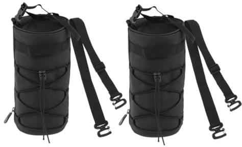 BESPORTBLE 2 Stück Wasserabweisende Fahrradtaschen Vorne Am Rahmen Robuste Motorrad Fronttaschen mit Reflektierenden Elementen und Abnehmbarem Schultergurt Multifunktionale Mountainbike