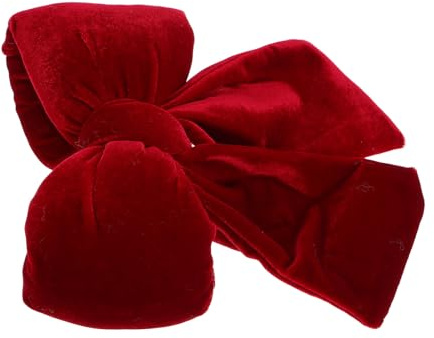 FESTFENDS Lazo Decorativo Rojo de Tela para Pared y Árbol de Navidad, Diseño Minimalista y Elegante Que Brinda Atractivo y Ambiente Festivo en Hogar y Paredes