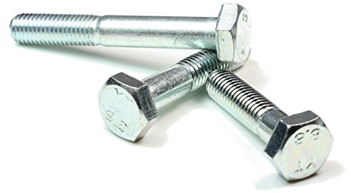 DIN 931 / ISO 4014 PROFI Sechskant Schraube mit Schaft Güte 8.8 verzinkt Stahl gehärtet - DIN931 PROFI 6kt TGW G8.8 VZ SGH - M18 x 70 (4 Stck)