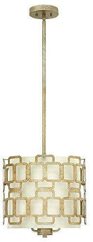 Elstead Lighting Pendant, Silver Leaf
