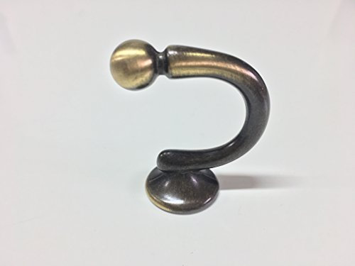 Gancio tende gancio per tenda muro ganci da muro tenda fermatenda da muro fermatende a muro raccogli tenda raccogli tenda reggitenda ambrasse per tende legatende reggi tenda colorati colori (Bronzo)