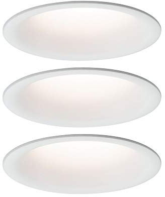 Paulmann 93415 Einbauleuchte LED Cymbal 3x6,8W Weiß matt blendfrei dimmbar