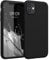 kwmobile Housse Compatible avec Apple iPhone 11 Coque - Housse de téléphone Protection Souple en Silicone - Noir Mat