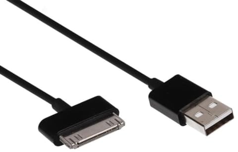 Velleman APPLE KABEL - 30-POLIG (STECKER) AUF USB 2.0 A (STECKER) - SCHWARZ - 1 m