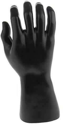 Amagogo Dekorative Hand, Dekorative Hände, Schmuckhand, Schmuckhalter, Schwarze Schaufensterpuppe, Schwarz